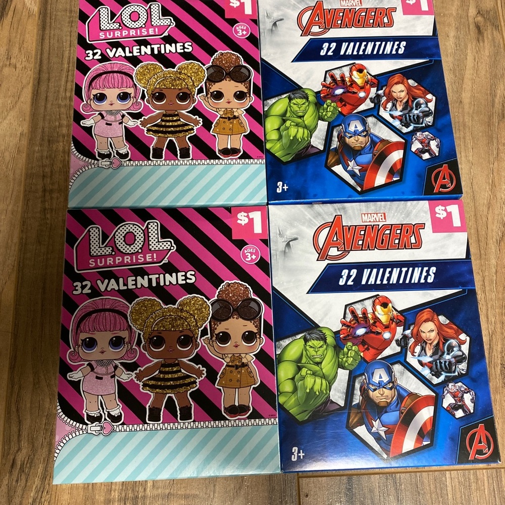 L.O.L. surprise & Marvel Avengers lot of 4 packs